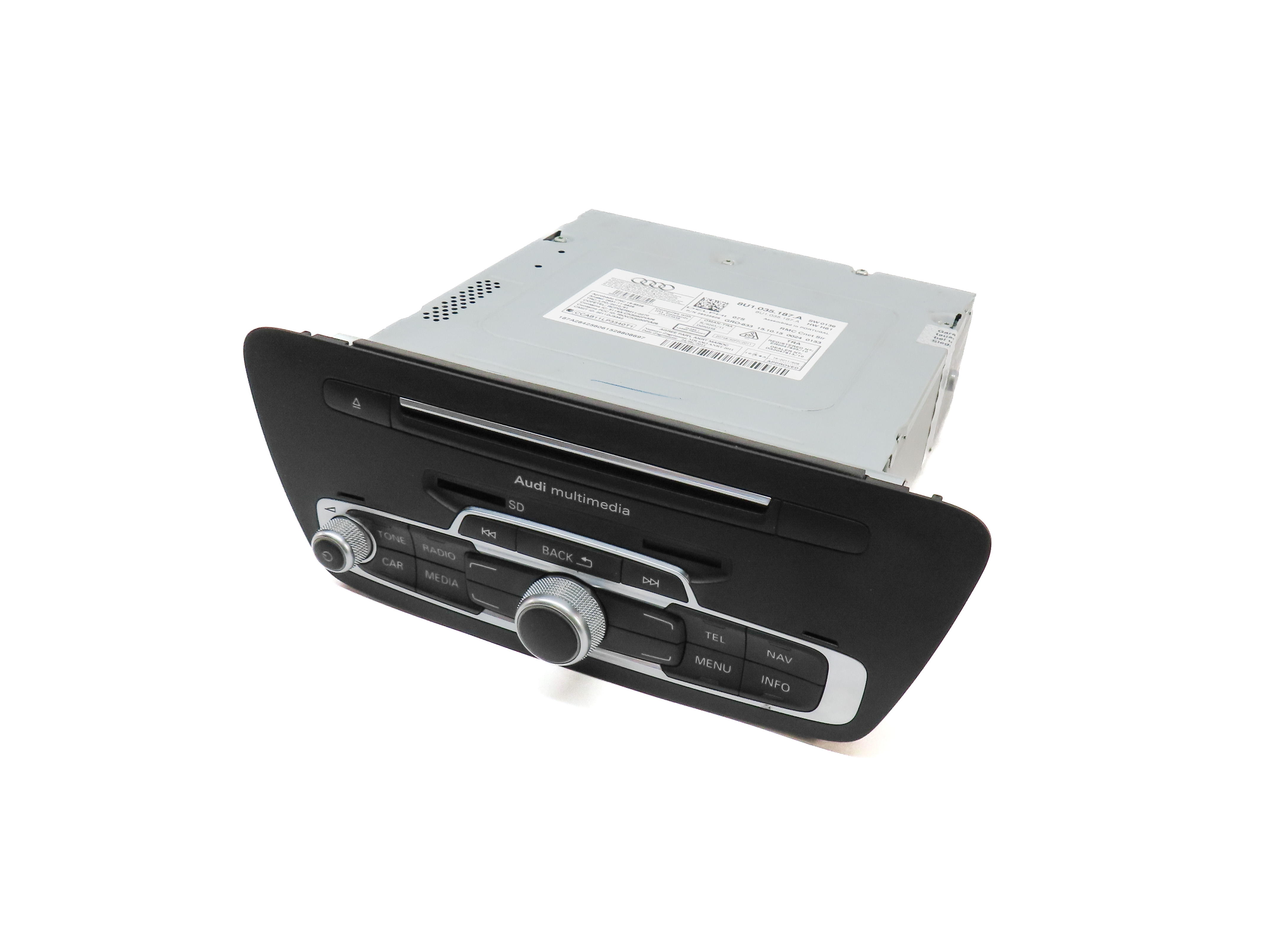 2016 AUDI Q3 (8U) AM / FM RADIO STEREO RECEIVER SD CARD MULTIMEDIA CD PLAYER — exact item pictured